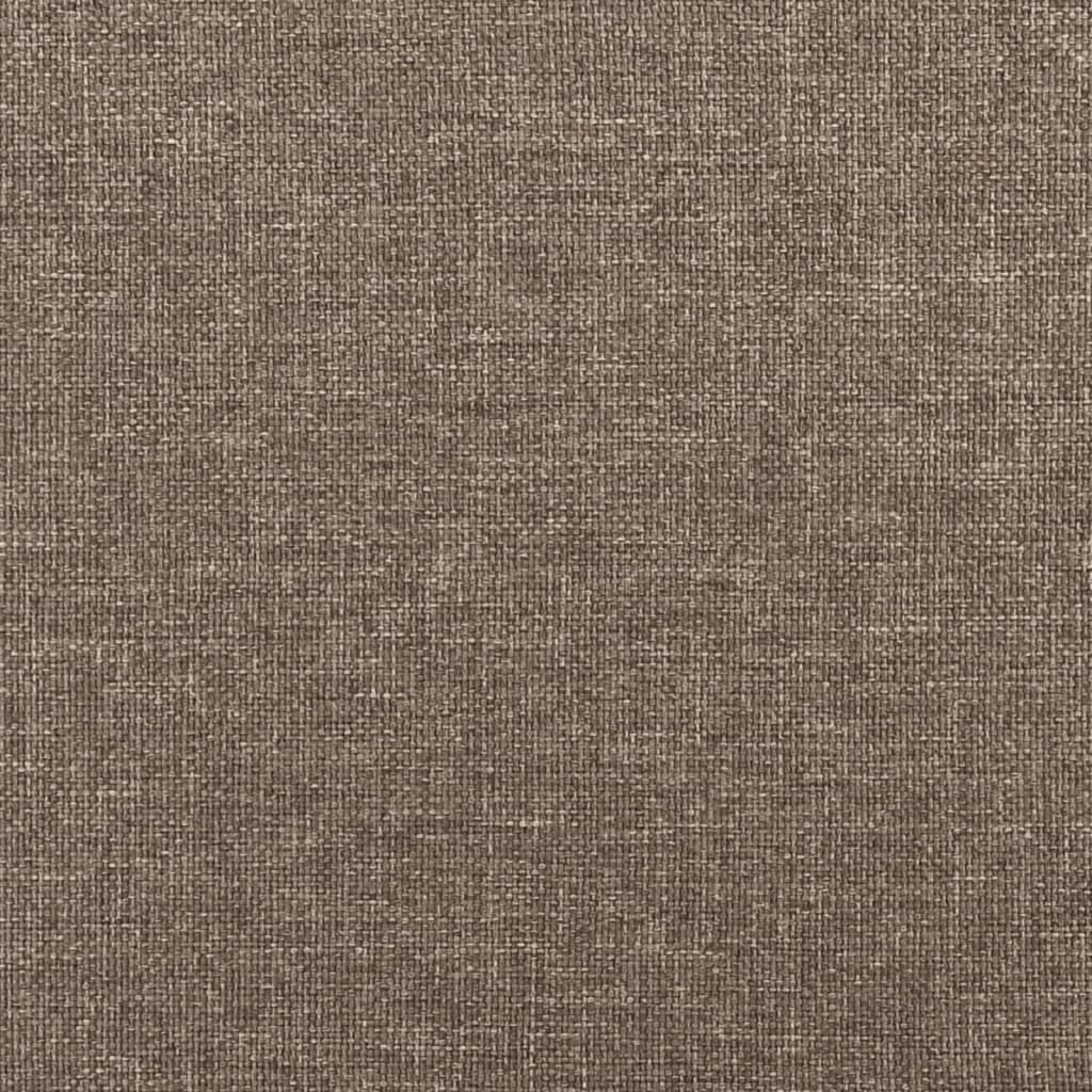 Pocketveringmatras 120x190x20 cm stof taupe