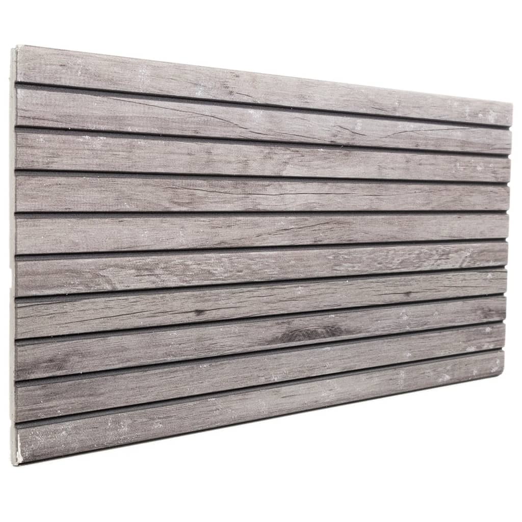 Wandpanelen 5 St 3D 100X50 Cm Eps Grijs