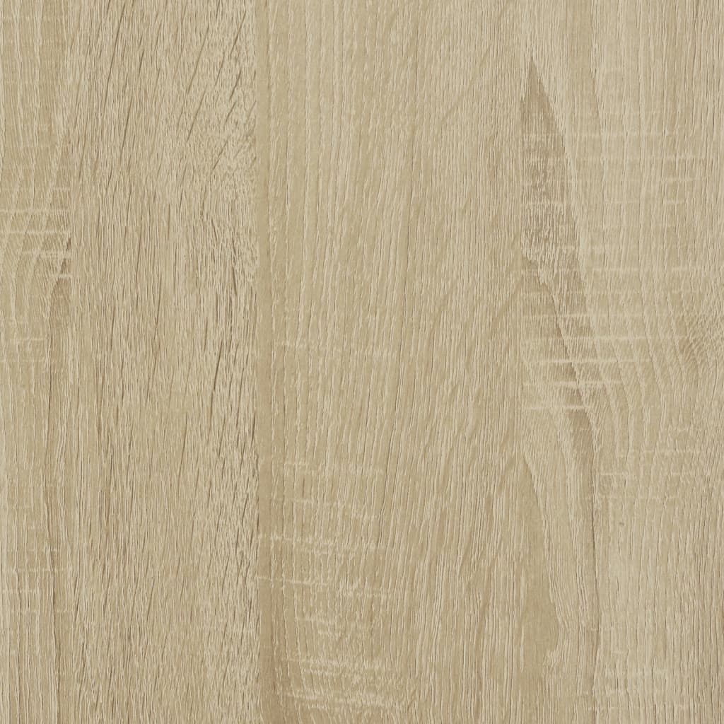 Nachtkastje 40x31x50 cm bewerkt hout sonoma eikenkleurig