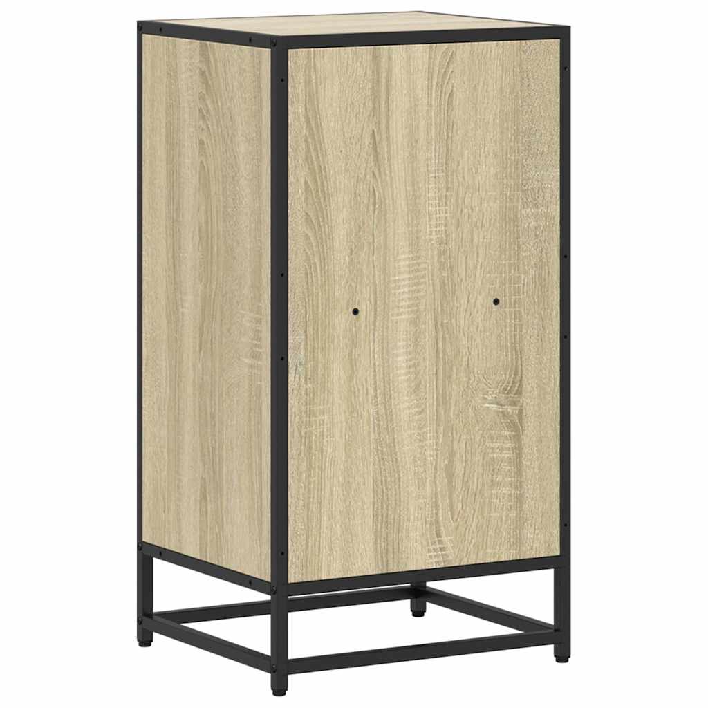 Boekenkast 40x35x76 cm bewerkt hout sonoma eikenkleurig