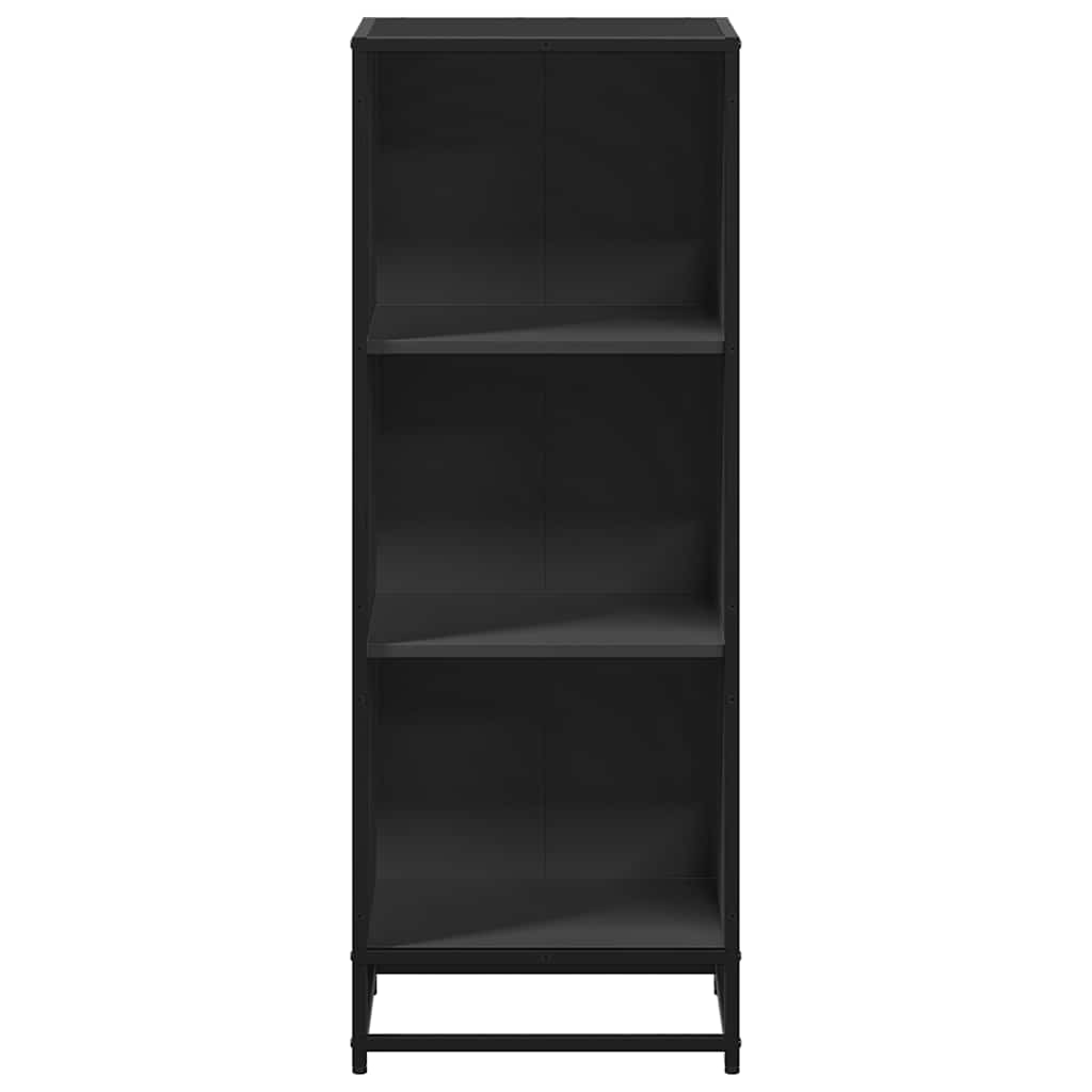 Boekenkast 40x35x107,5 cm bewerkt hout zwart