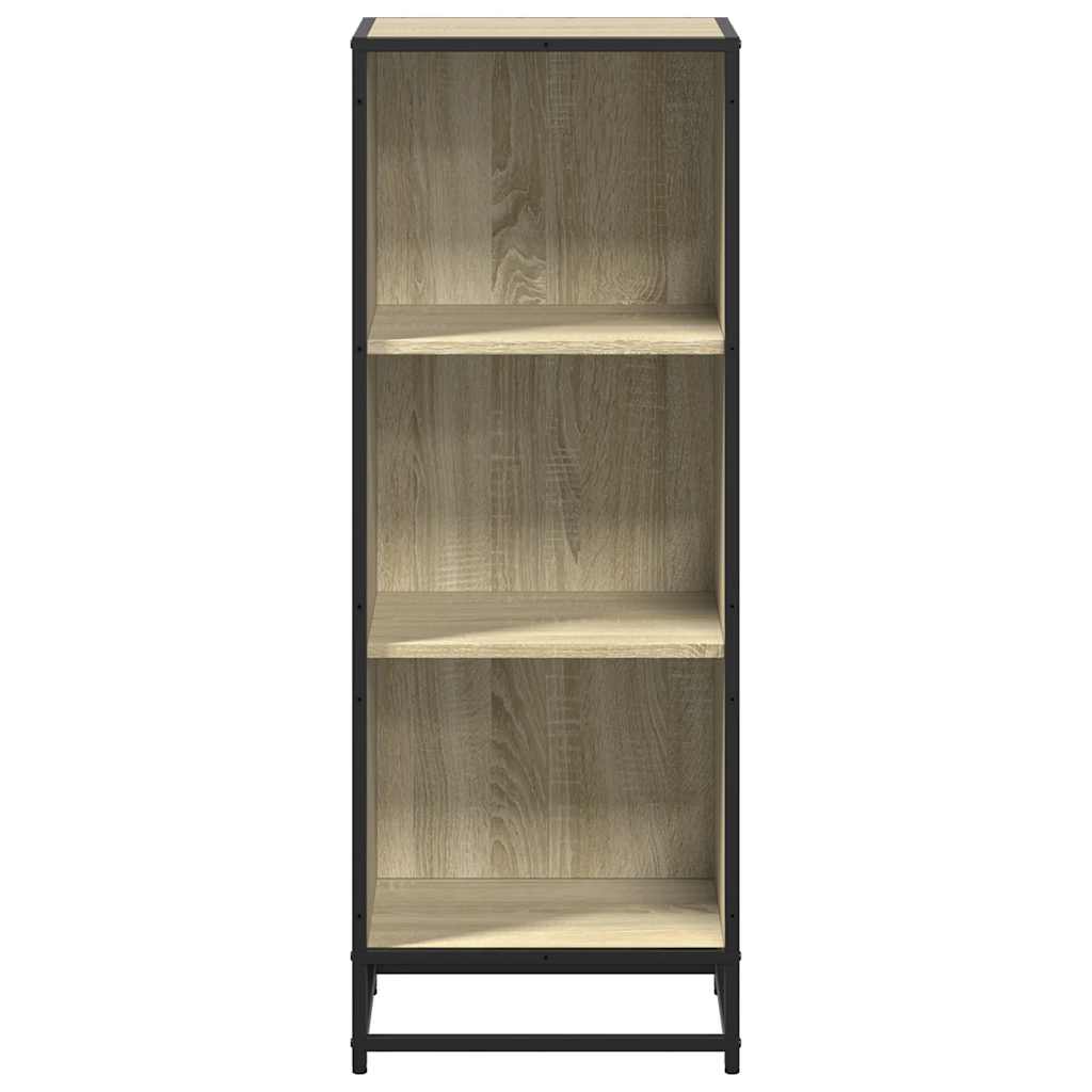 Boekenkast 40x35x107,5 cm bewerkt hout sonoma eikenkleurig