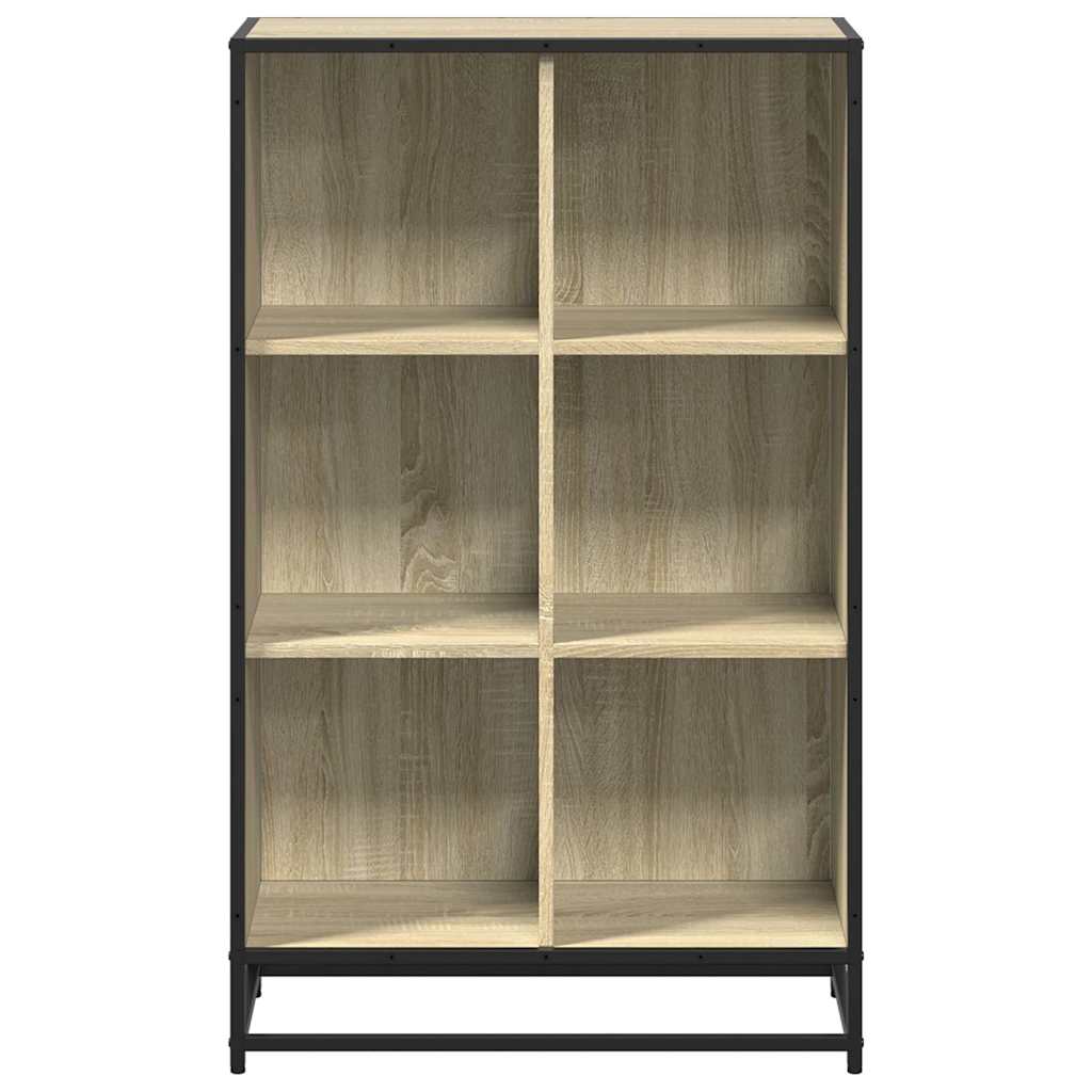 Boekenkast 65,5x33x107,5 cm bewerkt hout sonoma eikenkleurig