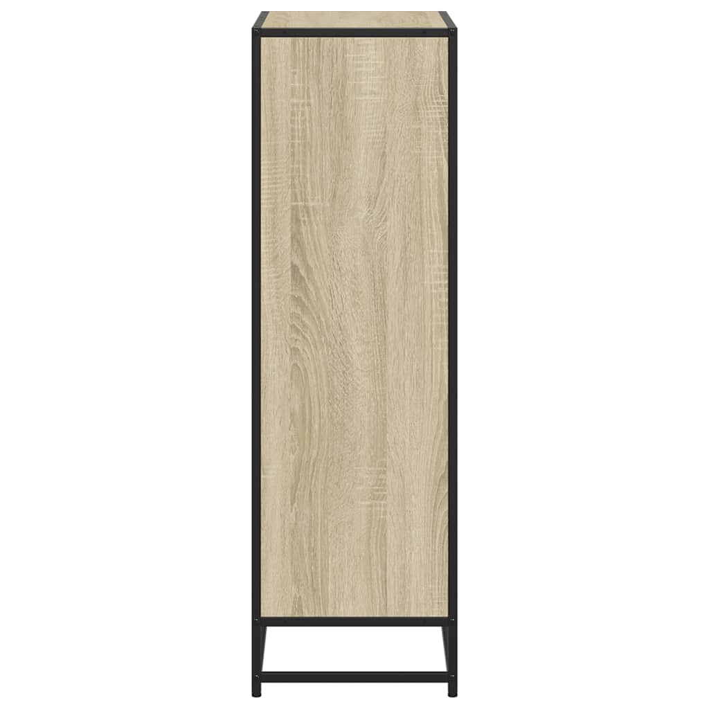 Boekenkast 65,5x33x107,5 cm bewerkt hout sonoma eikenkleurig