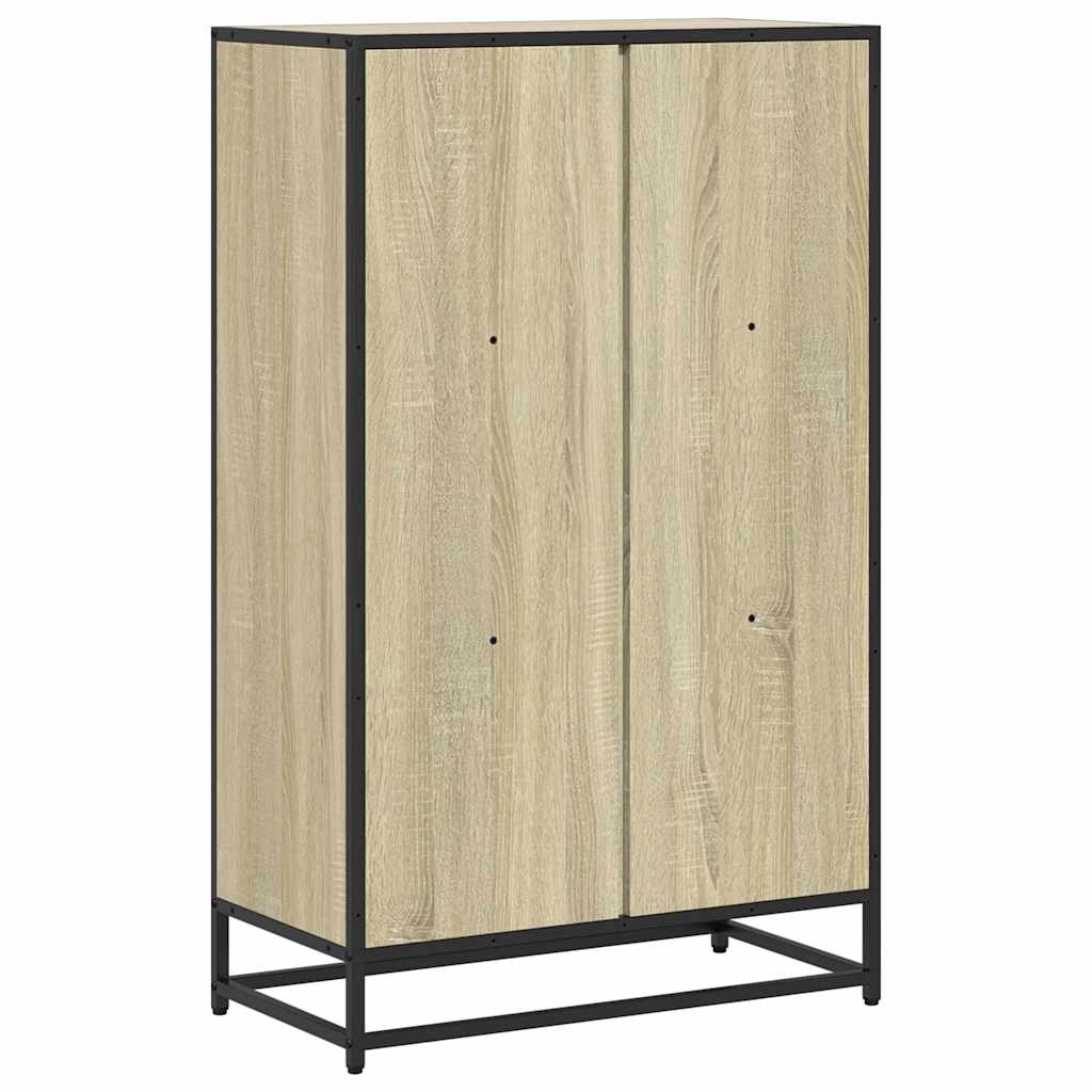 Boekenkast 65,5x33x107,5 cm bewerkt hout sonoma eikenkleurig