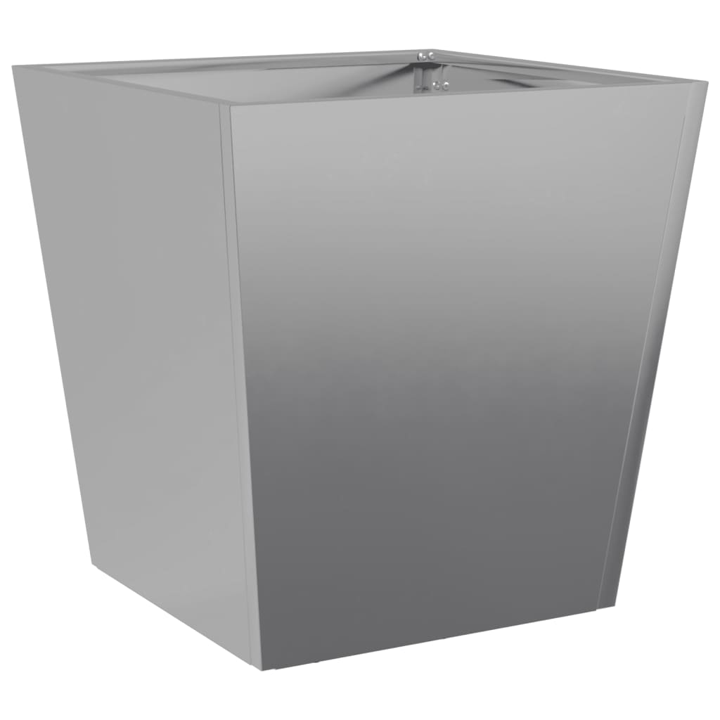 Plantenbakken Gegalvaniseerd Staal 2 40 x 40 x 40 cm Gegalvaniseerd staal/Grijs
