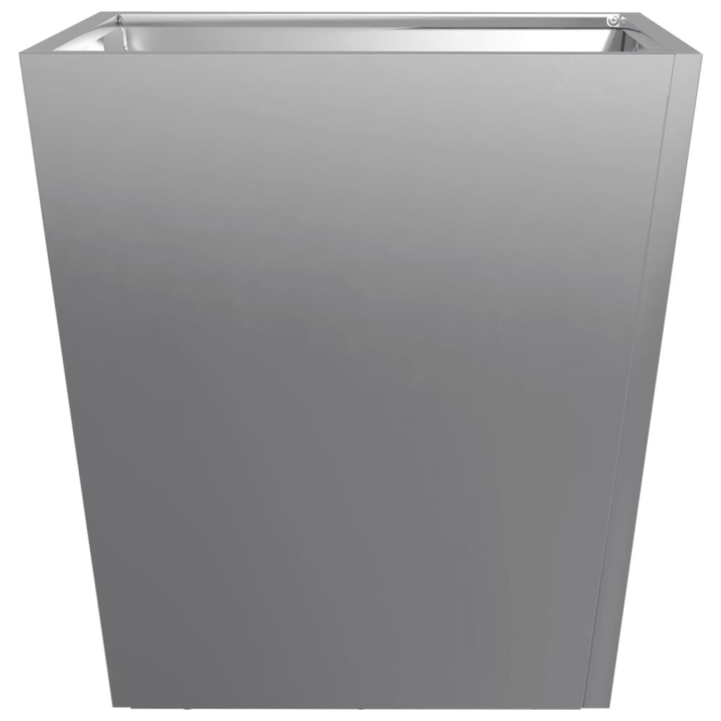 Plantenbakken Gegalvaniseerd Staal 2 40 x 40 x 40 cm Gegalvaniseerd staal/Grijs