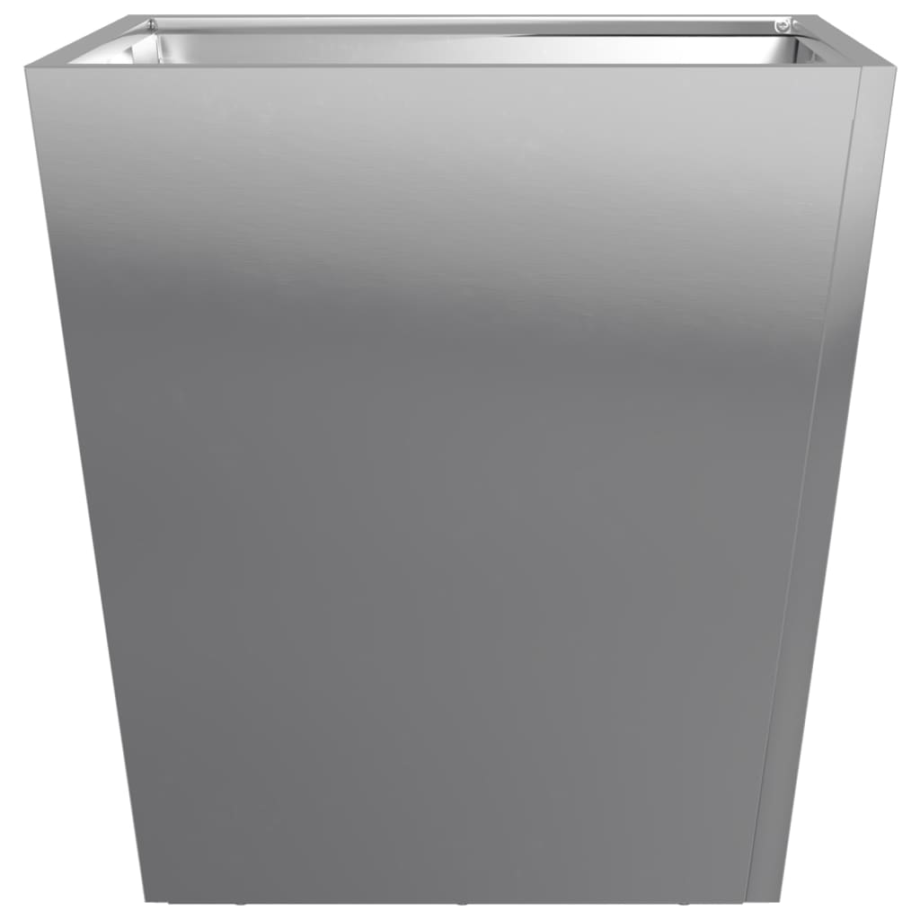 Plantenbakken Gegalvaniseerd Staal 2 40 x 40 x 40 cm Gegalvaniseerd staal/Grijs