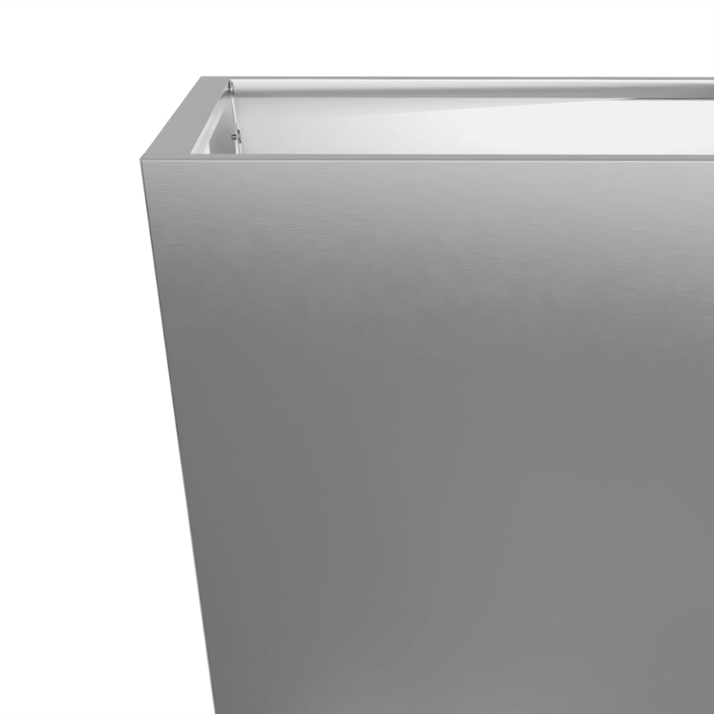 Plantenbakken Gegalvaniseerd Staal 2 40 x 40 x 40 cm Gegalvaniseerd staal/Grijs