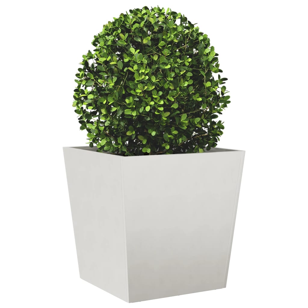 Plantenbakken Roestvrij Staal 2 50 x 50 x 50 cm Roestvrij staal/Lichtgrijs