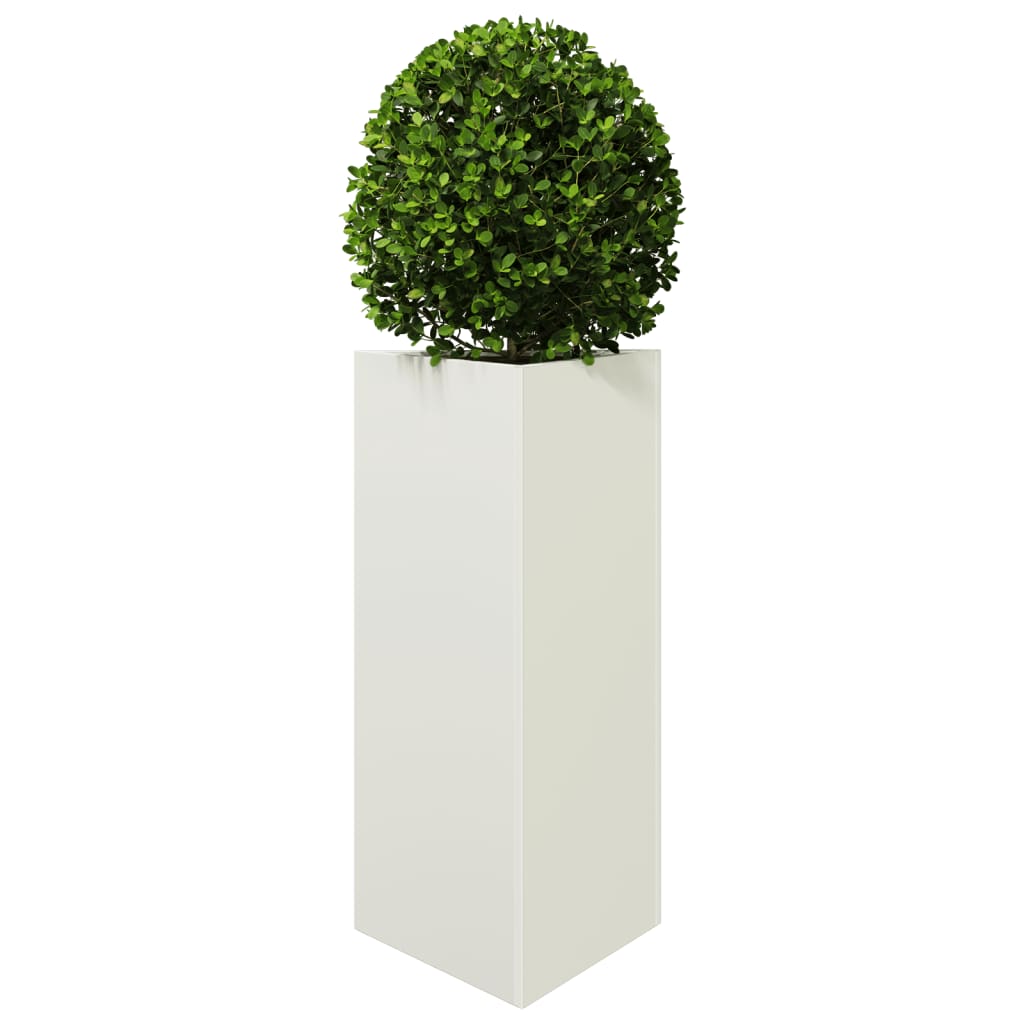 Plantenbakken Driehoek 40X34,5X70 Cm Staal Wit 2 40 x 34.5 x 70 cm Staal/Wit