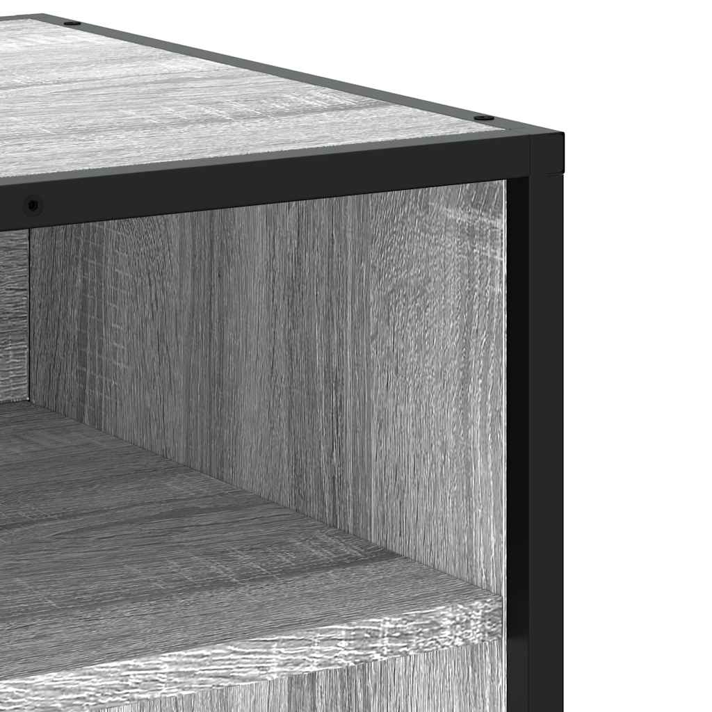 Tv-meubel 270x40x46 cm bewerkt hout grijs sonoma eikenkleurig