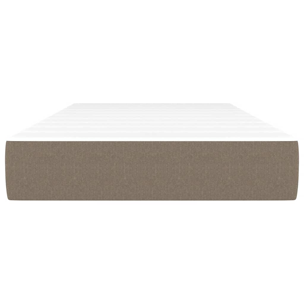 Pocketveringmatras voor kinderen 80x160 cm stof taupe