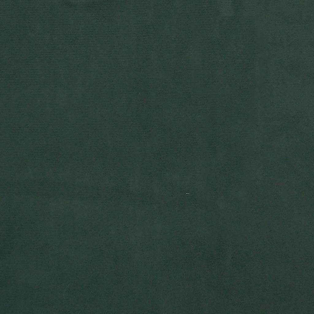Pocketveringmatras 100x210x20 cm fluweel donkergroen