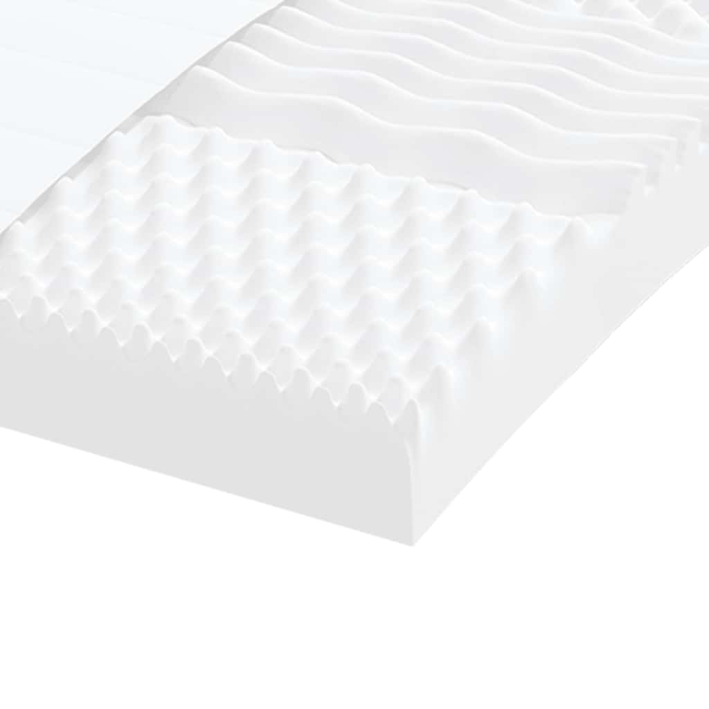 Schuimmatras 7 zones hardheid 20 ILD 200x220 cm wit