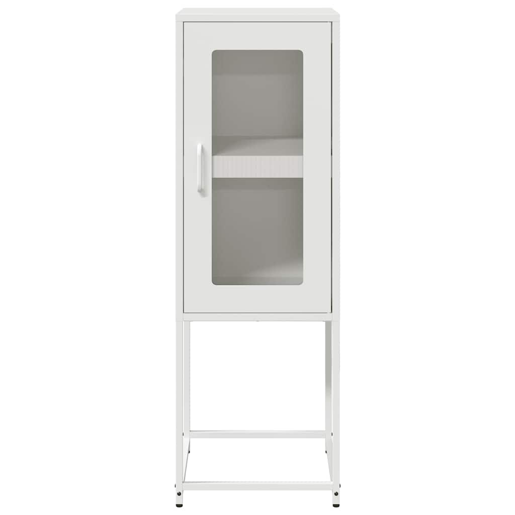 Dressoir 36x39x107 cm koudgewalst staal wit