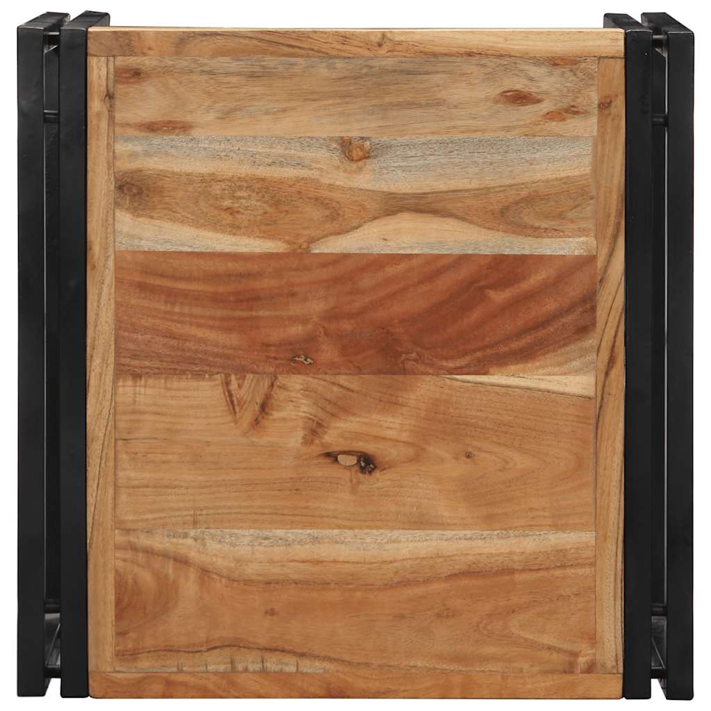 Salontafel 50x50x35 cm massief acaciahout