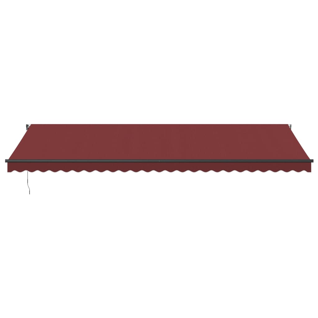 Luifel automatisch uittrekbaar 600x300 cm bordeauxrood