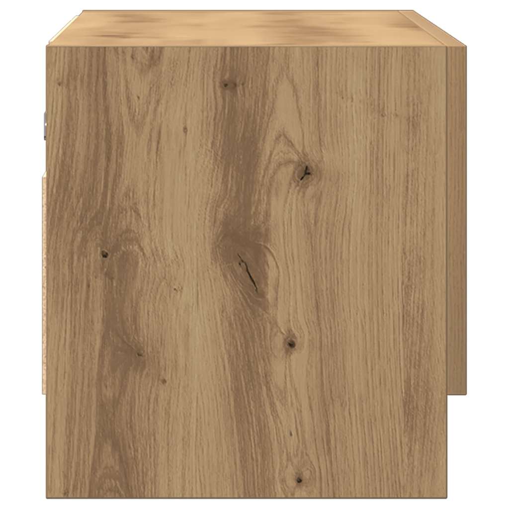 Kledingkast 70x32,5x35 cm bewerkt hout artisanaal eikenkleur