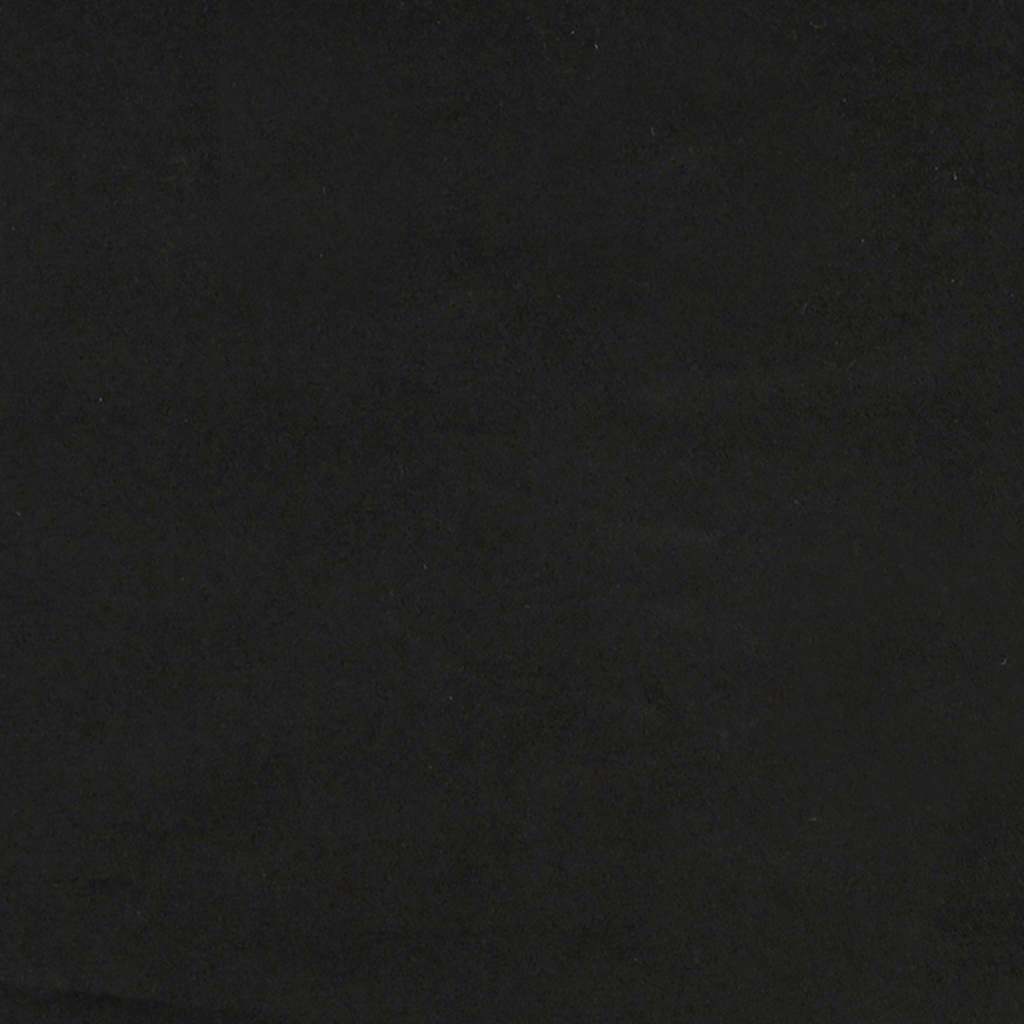 Boxspring zonder matras fluweel zwart 80x220 cm