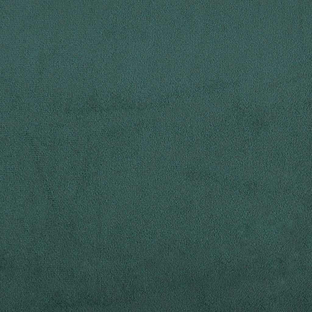 Boxspring met matras fluweel donkergroen 160x210 cm