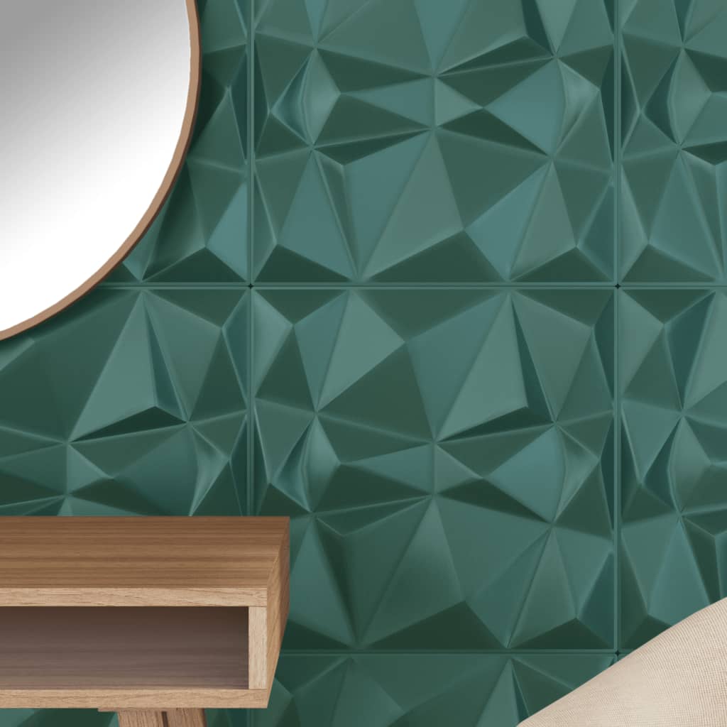 Wandpanelen Diamant 3 M² 50X50 Cm Xps Groen 12 Diamant groen