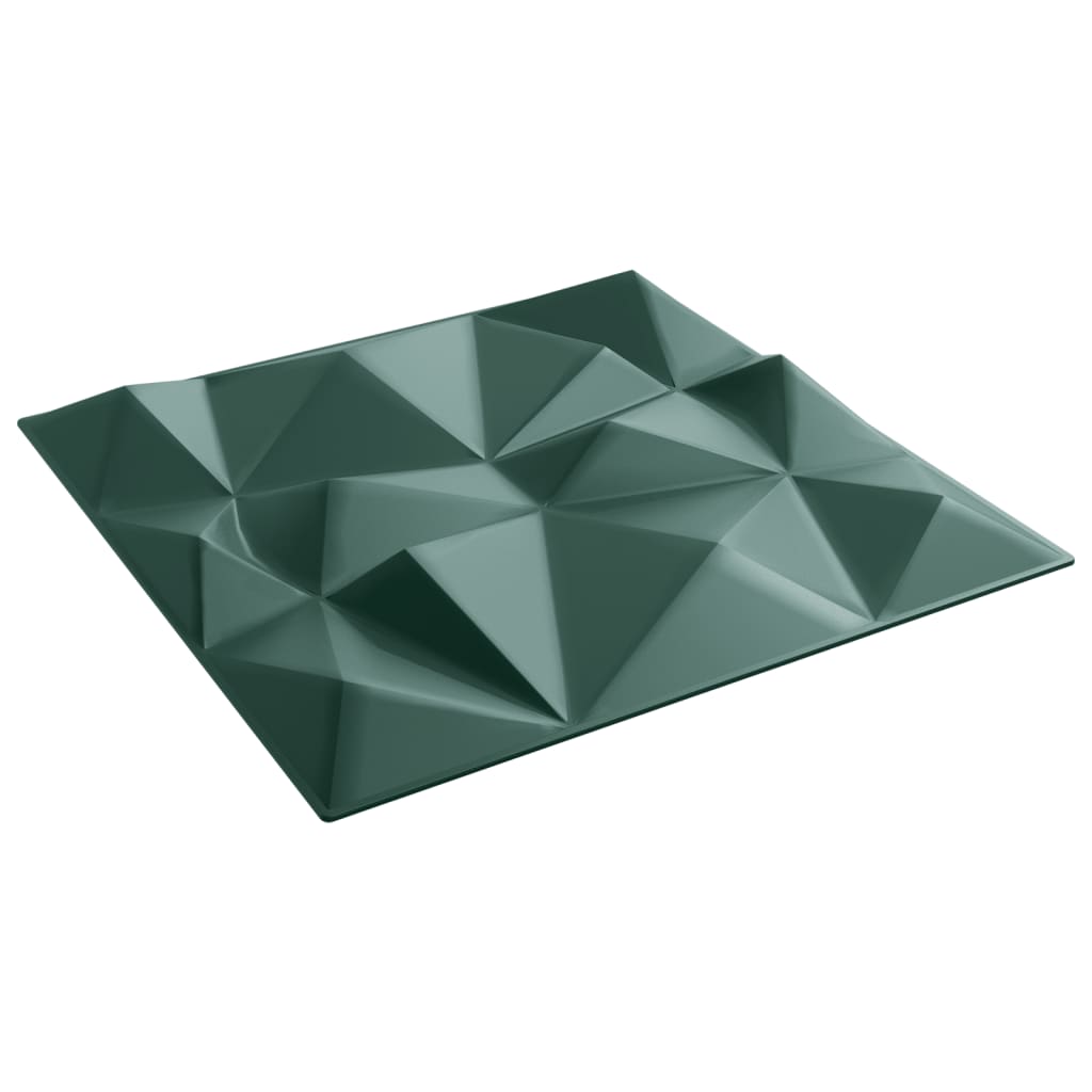 Wandpanelen Diamant 3 M² 50X50 Cm Xps Groen 12 Diamant groen