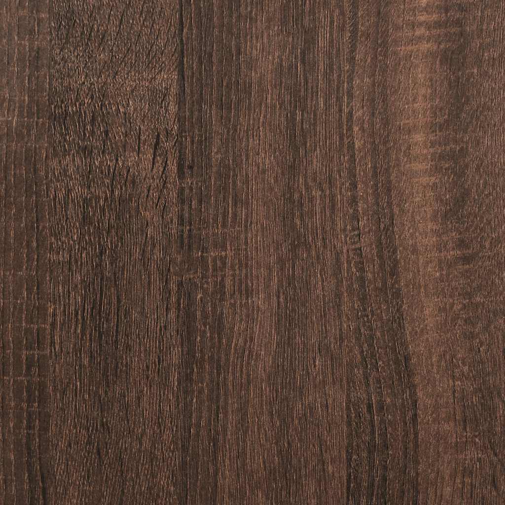 Nachtkastje wandgemonteerd 45x26x28,5 cm bruin eikenkleur