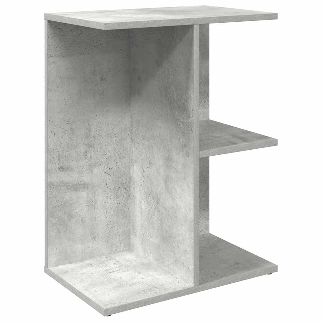 Nachtkastje 46,5x29x61 cm bewerkt hout betongrijs