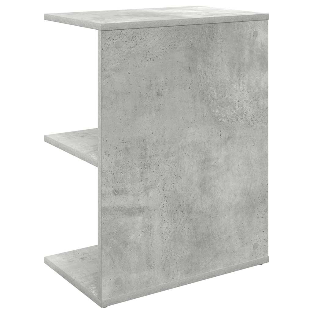 Nachtkastje 46,5x29x61 cm bewerkt hout betongrijs