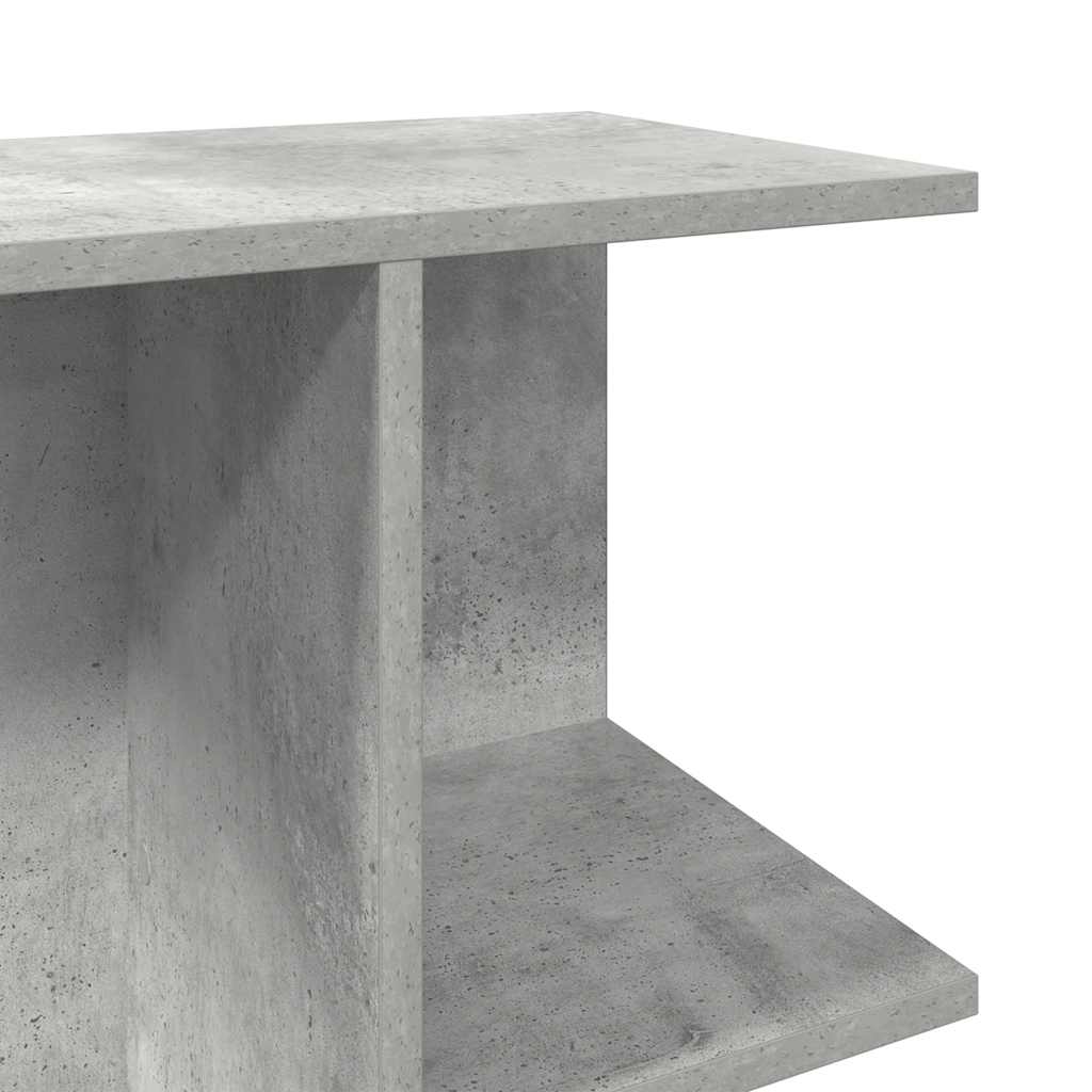Nachtkastje 46,5x29x61 cm bewerkt hout betongrijs