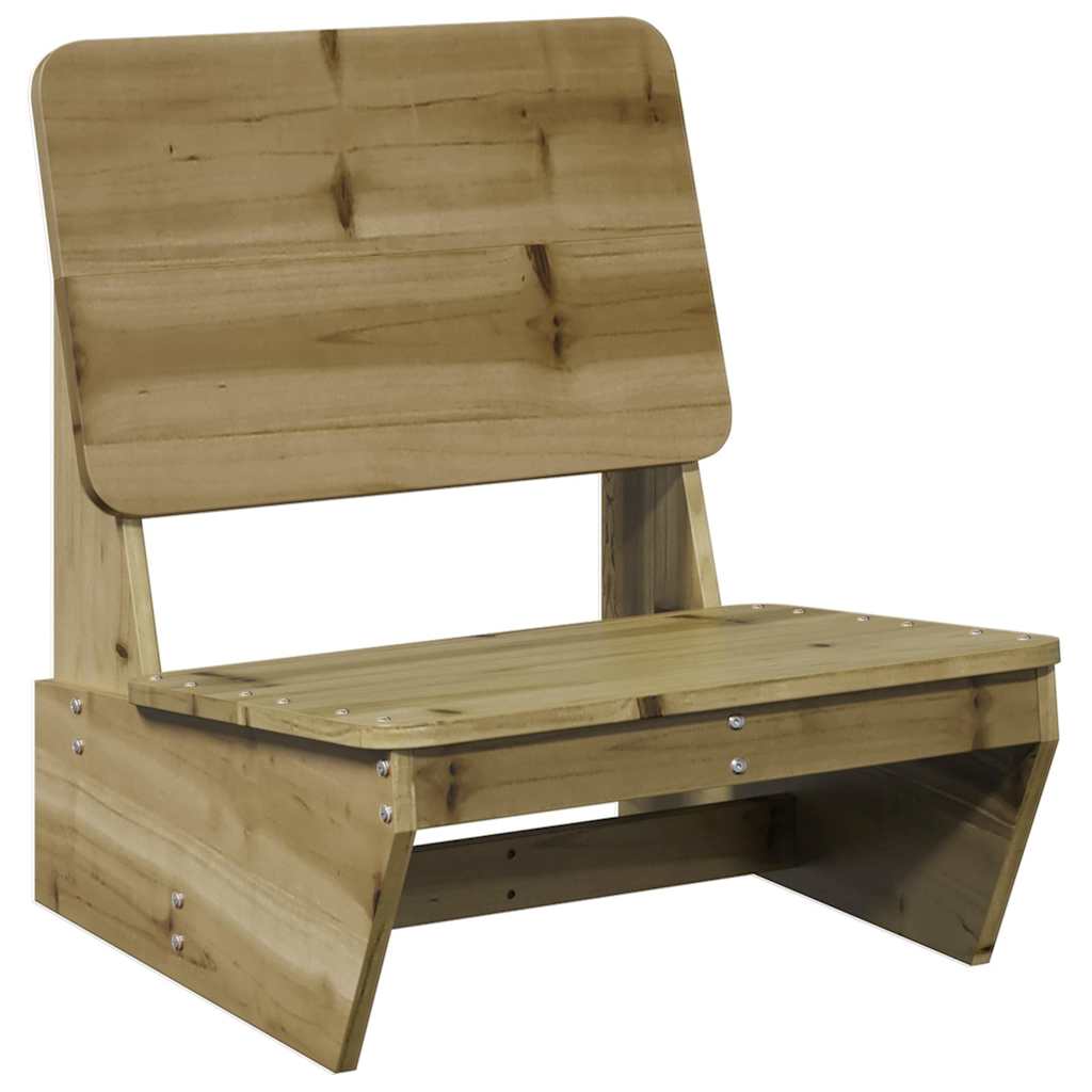 Tuinstoelen 2 st 60x64x70,5 cm geïmpregneerd hout