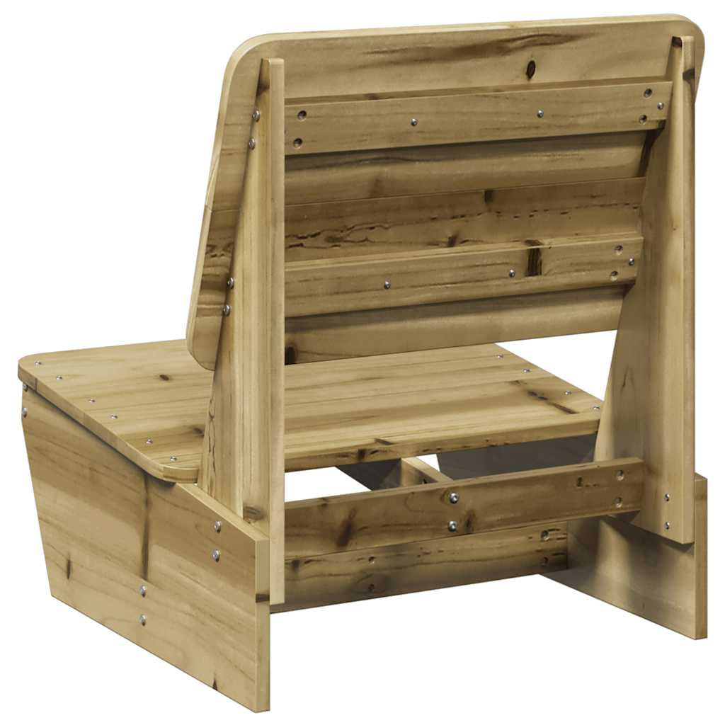 Tuinstoelen 2 st 60x64x70,5 cm geïmpregneerd hout