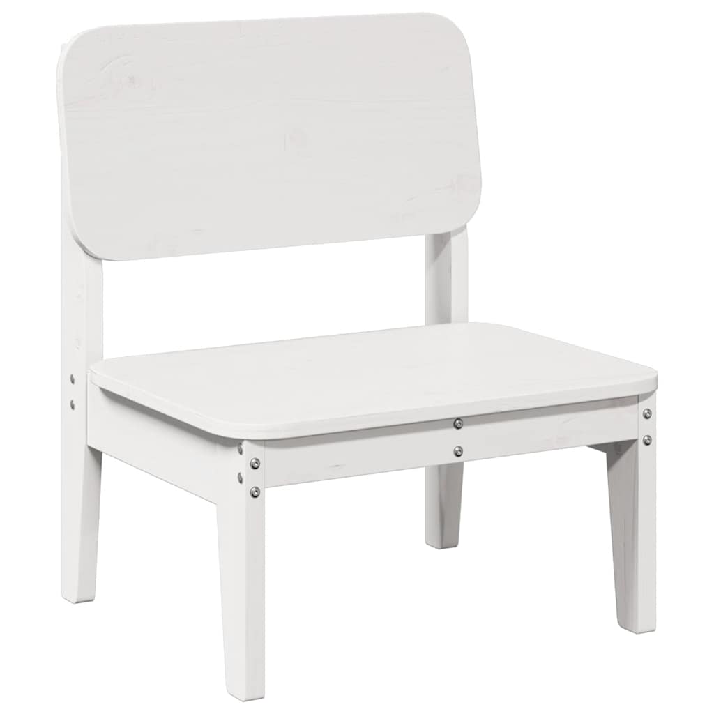 Tuinstoelen 2 st 60x52,5x72 cm massief grenenhout wit