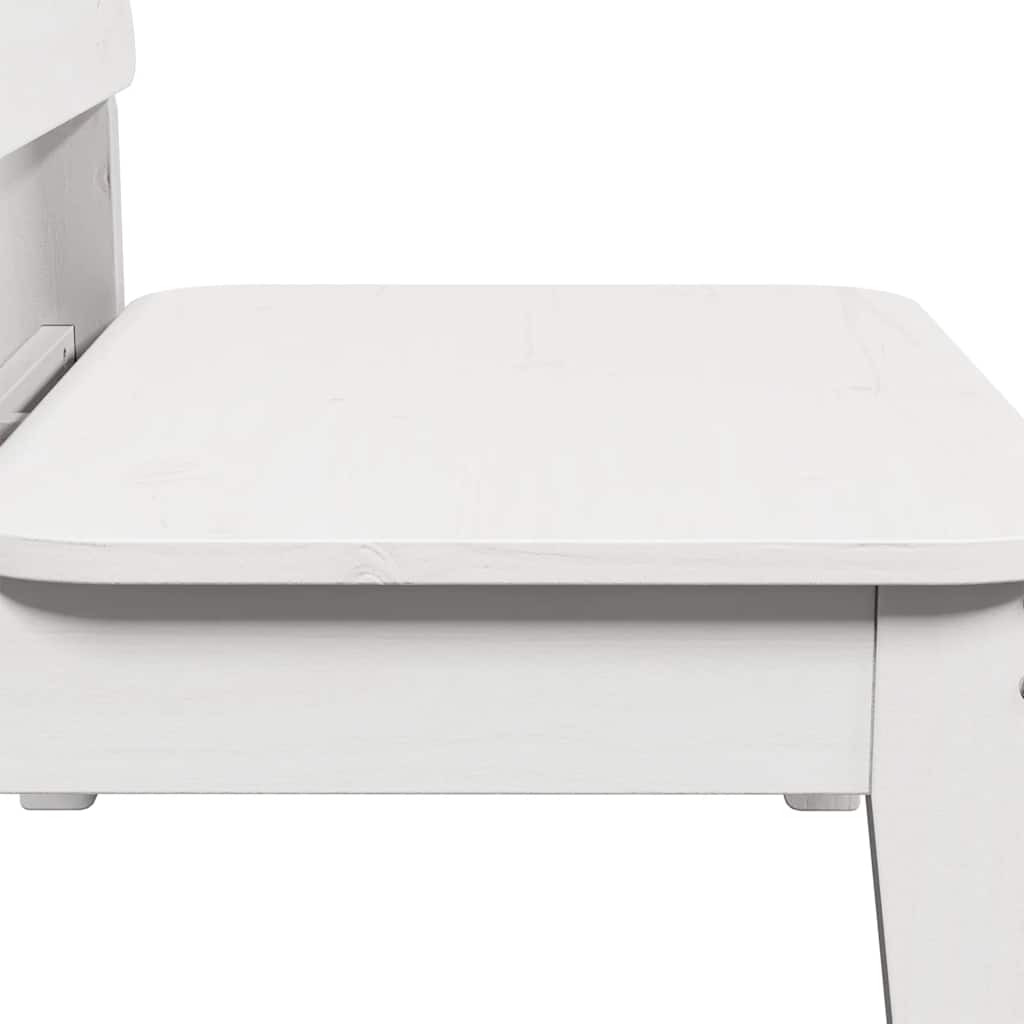 Tuinstoelen 2 st 60x52,5x72 cm massief grenenhout wit