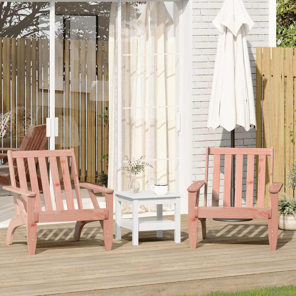 Tuinstoelen Adirondack 2 st 75x77x77 cm massief douglashout