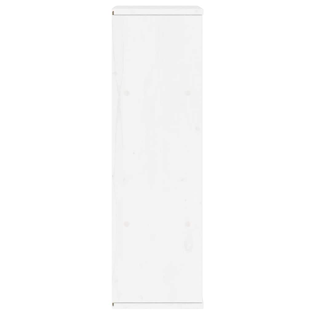 Bijzetkast ODDA 40x24x79 cm massief grenenhout wit