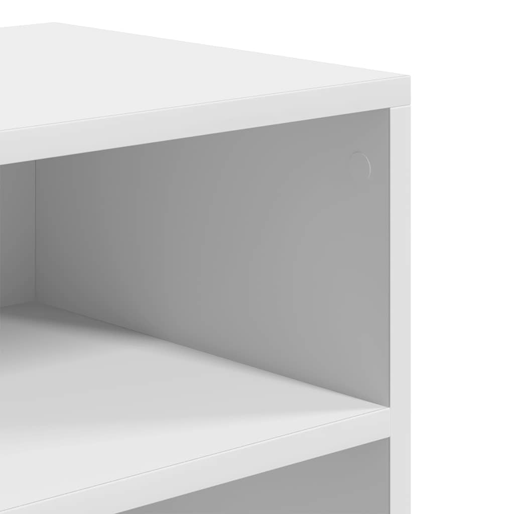 Boekenkast 60x30x71,5 cm bewerkt hout wit