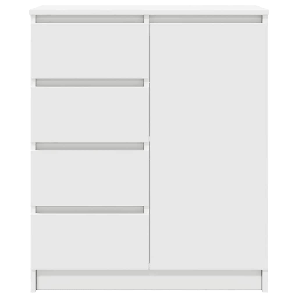 Dressoir met lades 71x35x84 cm spaanplaat wit