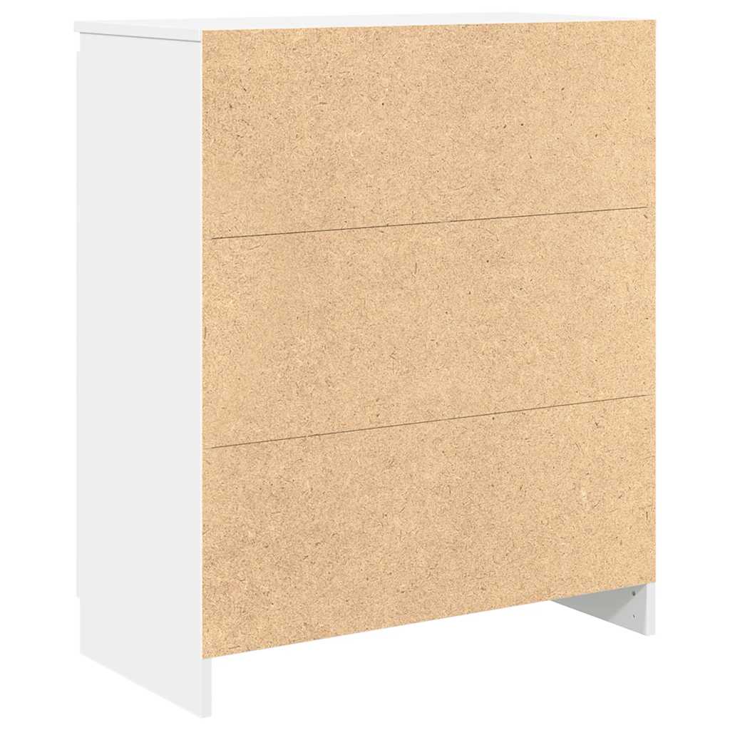 Dressoir met lades 71x35x84 cm spaanplaat wit