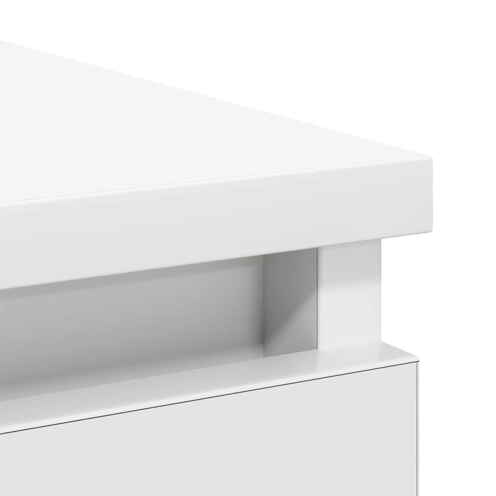 Dressoir met lades 71x35x84 cm spaanplaat wit