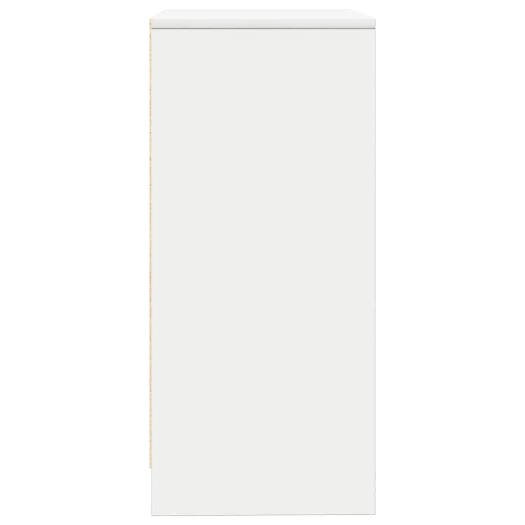 Dressoir 57x34x76 cm bewerkt hout wit