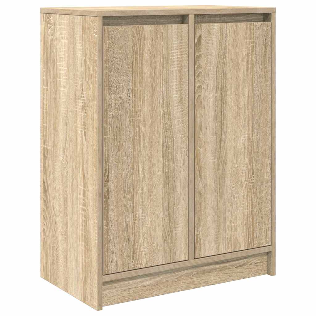 Dressoir 57x34x76 cm bewerkt hout sonoma eikenkleurig