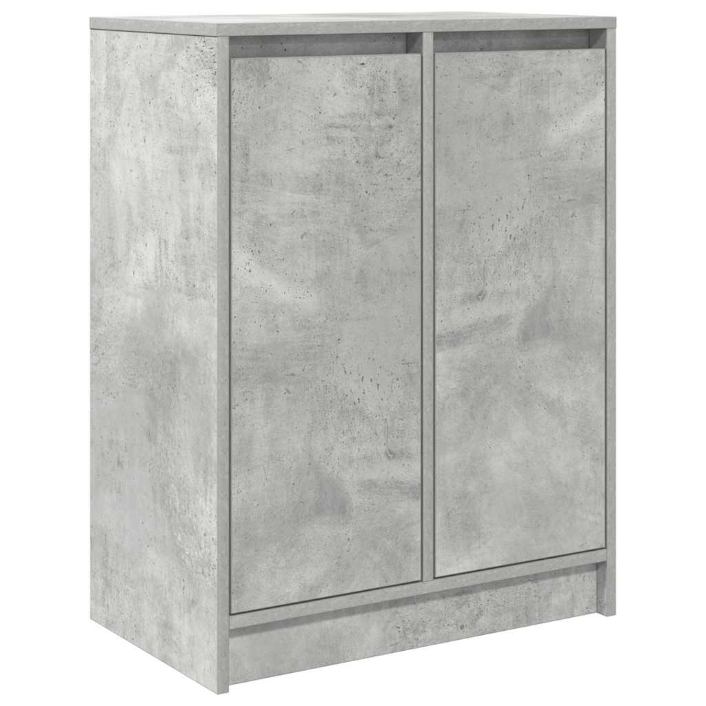 Dressoir 57x34x76 cm bewerkt hout betongrijs