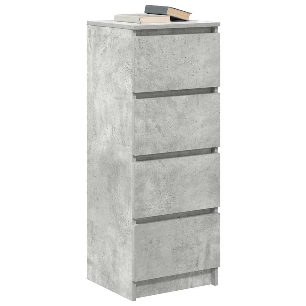 Dressoir 37,5x35x99 cm spaanplaat betongrijs