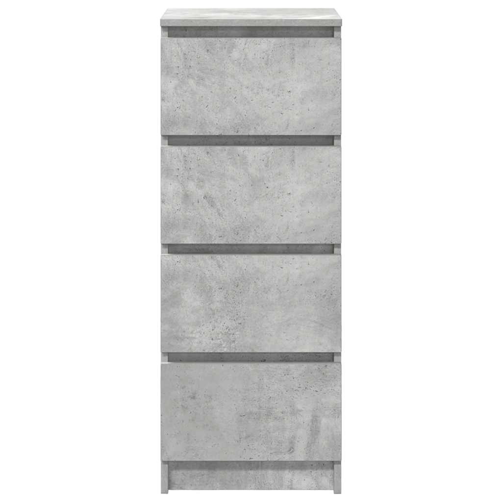 Dressoir 37,5x35x99 cm spaanplaat betongrijs