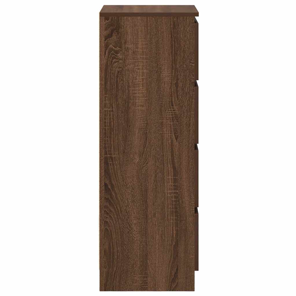 Dressoir 37,5x35x99 cm spaanplaat bruin eikenkleurig