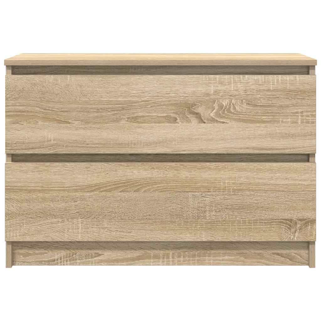 Tv-meubel 80x35x54 cm spaanplaat sonoma eikenkleurig