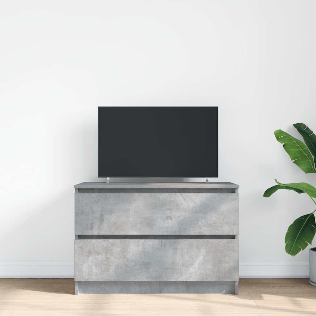 Tv-meubel 80x35x54 cm spaanplaat betongrijs