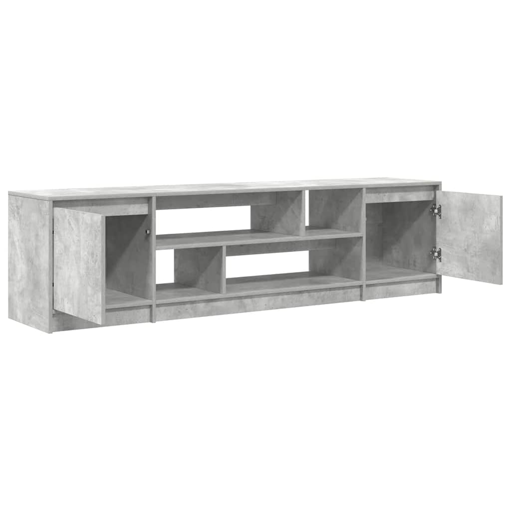 Tv-meubel 188,5x41x50 cm spaanplaat betongrijs